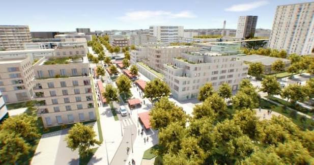 Vue de Bellevue à Nantes