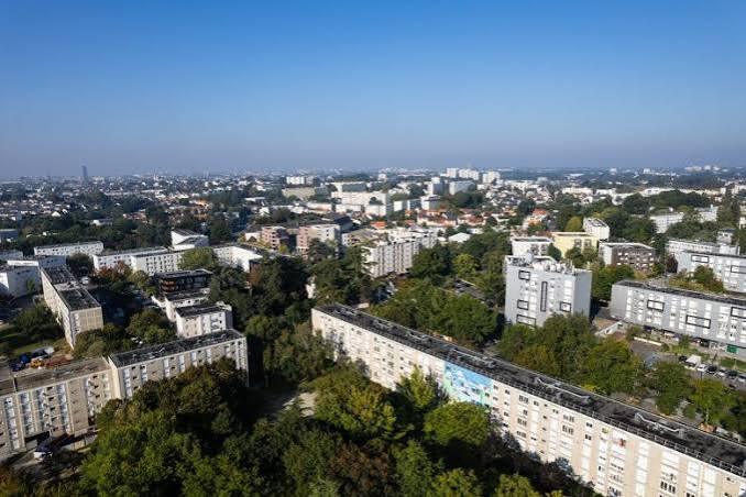 Vue de Bottière à Nantes