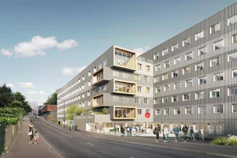 Vue de Chanzy à Nantes
