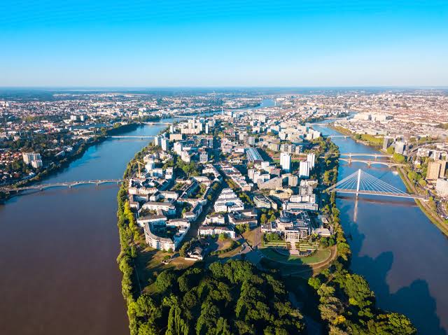 Vue de Île de Nantes à Nantes