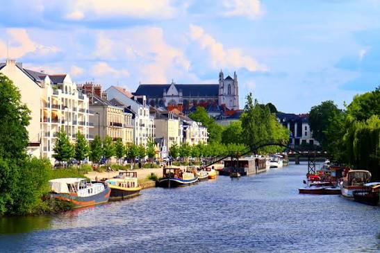 Vue de Nantes Erdre à Nantes