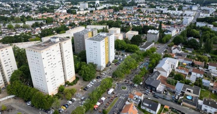 Vue de Nantes Nord à Nantes