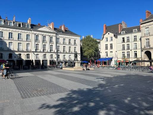 Vue de Place du Bouffay à Nantes