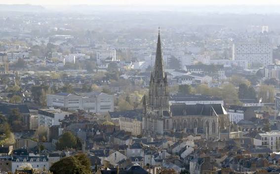 Vue de Saint-Clément à Nantes